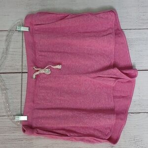 J. Crew soft pink marled lounge shorts size XXL